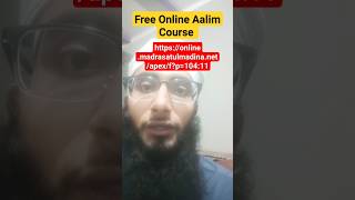 Admission is open for Online Free Aalim Course | New Aalim Course class will be start #alimcourse