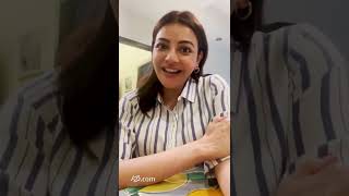 Kajal Aggarwal Latest Video| Celebrity News | Insta Updates | SLP MOVIE NEWS | #Shorts