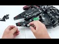 【bx679_3 installation video】briksmax 2.0 light kit for the dark falcon 75389