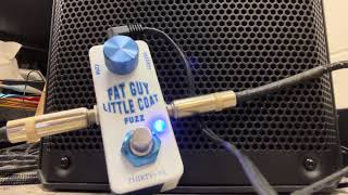 5/22/2024 Experiment Thirty7 FX Fat Guy Little Coat Fuzz pedal+Agile Legacy 627 baritone guitar