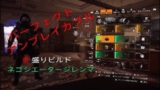 まったり　ディビジョン2 　［パーフェクトアンブレイカブル］赤盛りネゴシエータージレンマビルド