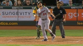 MIN@DET: Plouffe hammers a grand slam to left field