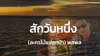 Lyrics. สักวันหนึ่ง - พลพล (ละครไม้แปลกป่า) เนื้อเพลง 🎧🎵