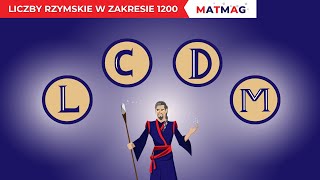 LICZBY RZYMSKIE W ZAKRESIE 1200 ⭐ MATMAG