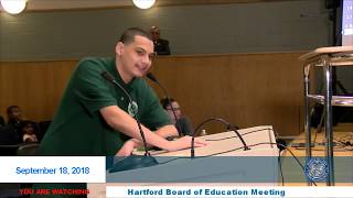 HBOE - Regular Board of Education - 9/18/2018