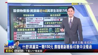 你過的好嗎？罕見菜價+痛苦物價 8成民眾生活壓力增@newsebc