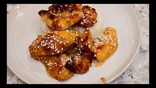 Delicious HONEY GARLIC CHICKEN! #honeygarlicchicken