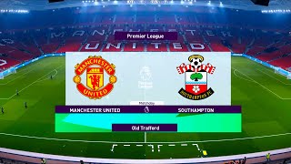 Manchester United vs Southampton | Old Trafford | 2020-21 Premier League | PES 2021
