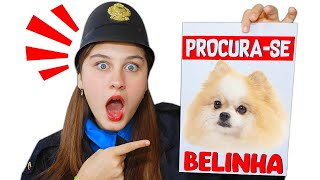 MILENINHA FINGE BRINCAR DE POLICIAL E PROCURA CACHORRO | Kids Pretend Play Police