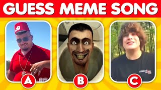 Guess Meme SONG, VOICE | One Two Buckle My Shoe, Skibidi Toilet, Skibidi Dom Dom Yes Yes