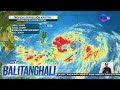 Wind signal no. 1, itinaas sa ilang lugar dahil sa Bagyong #KristinePH...| Balitanghali