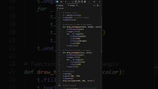 Python Magic: Watch This House Draw Itself! #art #pythonprogramming