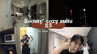 Roomy' Cozy Suite K5 | Kuala Lumpur | Airbnb |  Hotel Room Tour Series 【Eng Sub】