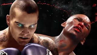 Israel Adesanya vs. Tattooed Juiced Up Skin head Isaac Frost | UFC 4