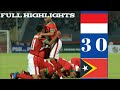 Indonesia u16 vs timor leste u16 full highlights