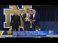 Notre Dame Officially Introduces New Football Coach Marcus Freeman