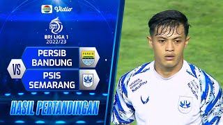 Hasil Pertandingan - Persib Bandung VS PSIS Semarang | BRI Liga 1 2022/2023