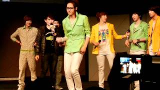 [HD][FANCAM] 110809 B1A4 SINGAPORE SHOWCASE - CNU's Sexy + Cute Dance.