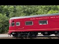 reading u0026 northern t 1 2102 steam train departs port clinton w iron horse ramble july 2022