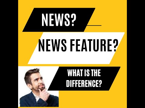 What is the difference between news features and features?