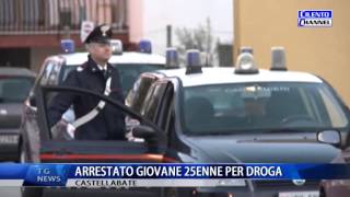 CASTELLABATE ARRESTATO GIOVANE 25ENNE PER DROGA