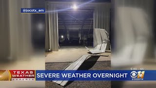 Cleanup In Johnson County After Overnight Storms