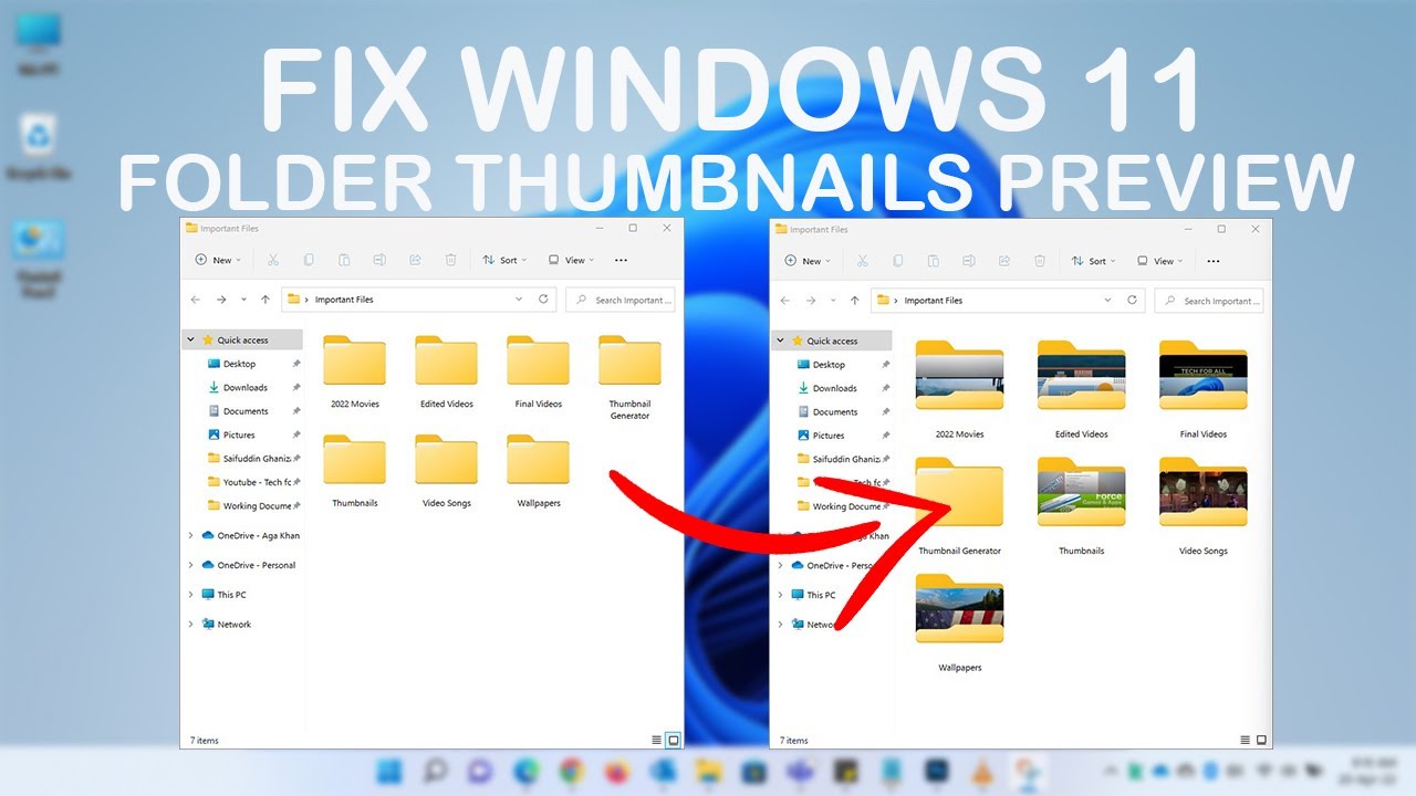 Thumbnails Windows 11