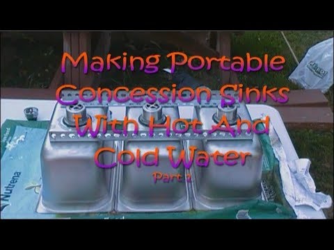 Making Portable Concession Sinks, Part 1 Making Portable Concession Sinks, Part 1