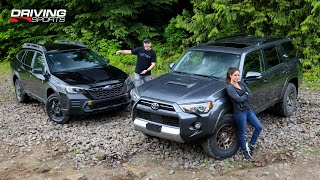 2022 Subaru Outback Wilderness vs. Toyota 4Runner TRD Off-Road Trail Test