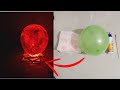 balloon se bnaye beautiful moon lamp 🪔#RJ craft ideas #youtubevideo #viralvideo