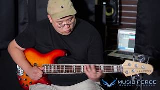 [MusicForce] Lakland Skyline 55-02 Deluxe QMT Bass Demo by Bassist '김민석' Min-Seok Kim