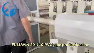 fullwin 20-110mm pvc pipe production line