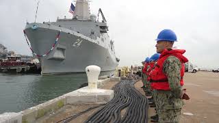 USS Arlington Returns From Deployment
