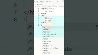 JavaScript Tutorial for Beginners / JavaScript learn /Arithmetic operators division tag
