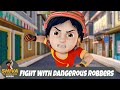 Fight With Dangerous Robbers | खतरनाक गुंडे | शिवा | Super Action Cartoon | Shiva Show Hindi 2024