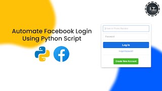 Automating Facebook login process using Python | Selenium || ITSNP