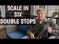 Scale in Six Double Stops for Mandolin