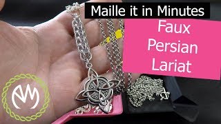 Chain Maille Project Video - Faux Persian Lariat