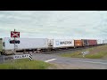 7902v container freight train at railway crossing 22 10 2021 poathtv australian railroads