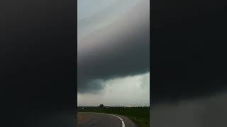 Mothership Landing! Wild Storm Yesterday in MN - Storm Chasing Video #shorts