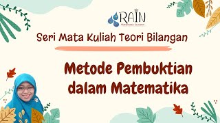 Teori Bilangan - Metode Pembuktian Matematika Bagian 2 (Induksi Matematika)