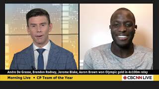 Live interview with Jerome Blake: Olympic Champion \u0026 Team Athlete of the Year winner