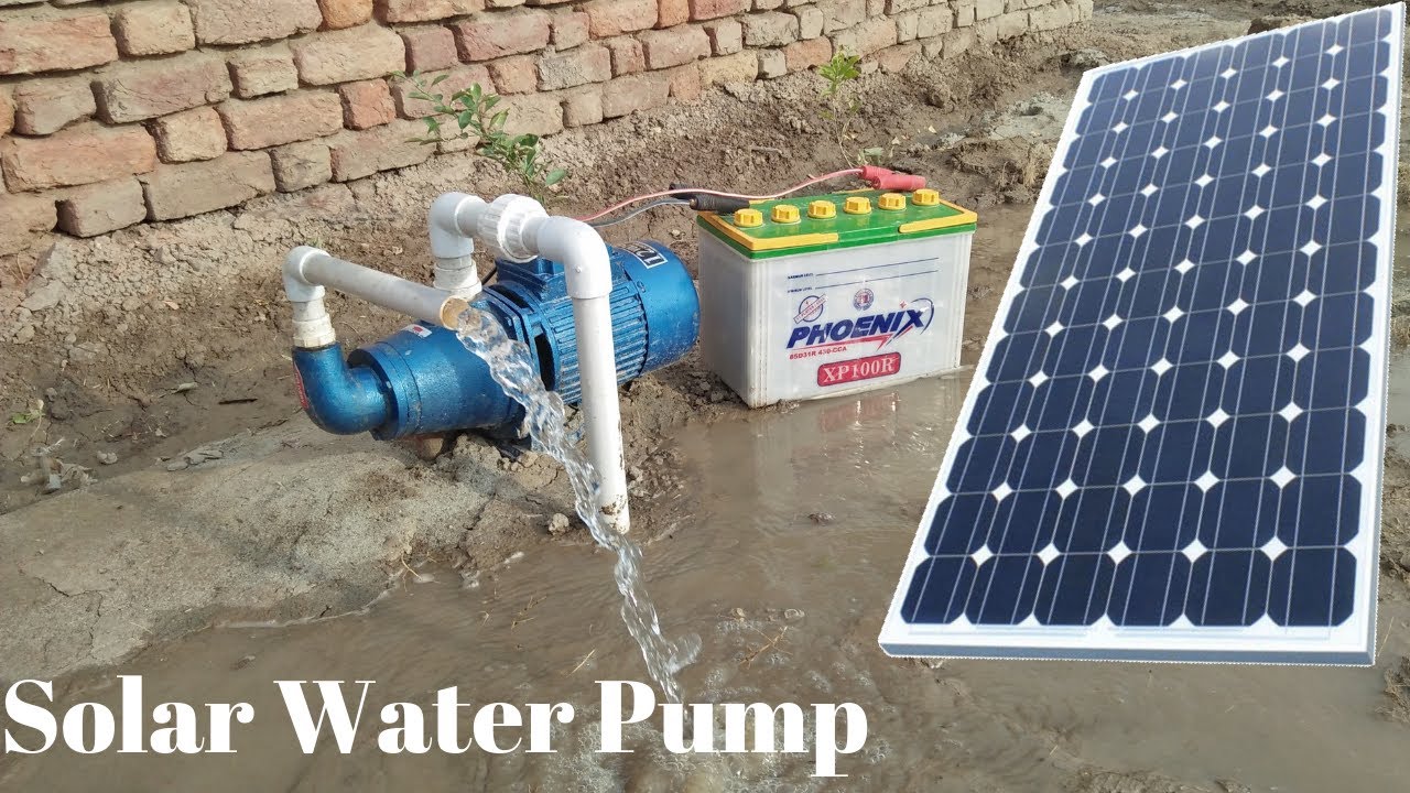 Install Solar Water Pump 12v Solar Pump With 150 Watt Solar Panel With