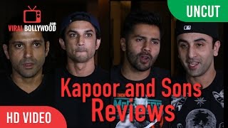 UNCUT - Bollywood Star's At Special Screening Of Kapoor & Sons | Reviews & Reactions