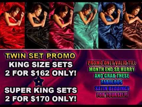 Satin Bedsheets from London - Buy now is Singapore Satin Bedsheets from London - Buy now is Singapore