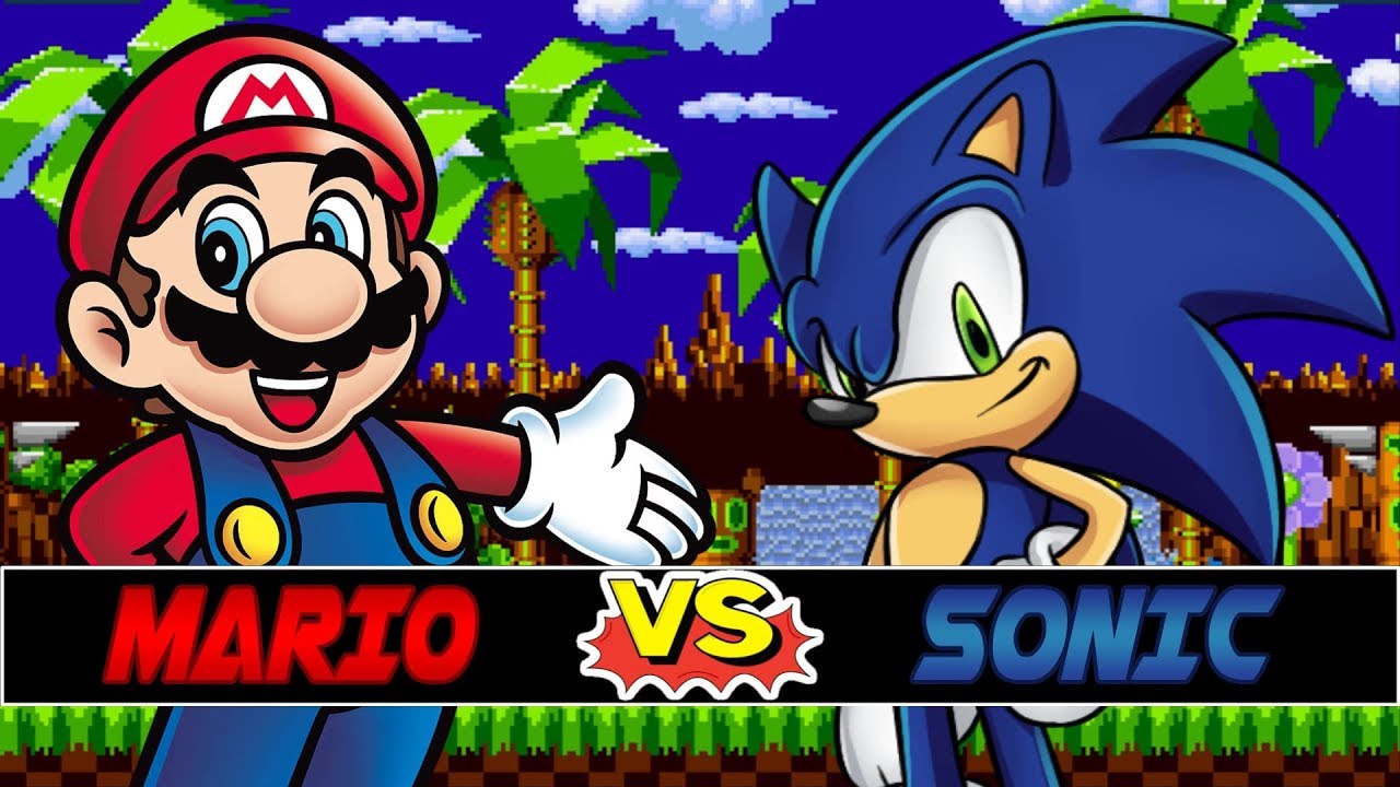 ёяшв Super Mario Vs Sonic The Hedgehog Super Mario Vs Sonic The Hedgehog