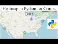 Heatmap for Crime Data in Python