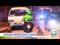 Un policía resultó herido con disparo en la cara cuando solicitó una requisa en Soacha