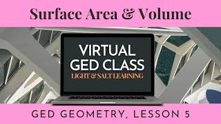 Surface Area & Volume: GED Geometry Class 5