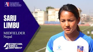 'साफको पिडा बिर्साउन मिहिनेत गरेका छौं' - Midfielder Saru Limbu ahead of Four Nations Championship